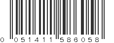 UPC 051411586058