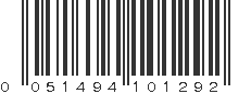 UPC 051494101292