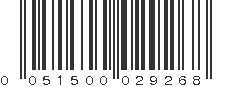 UPC 051500029268