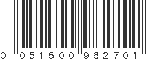 UPC 051500962701