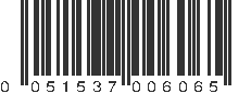 UPC 051537006065