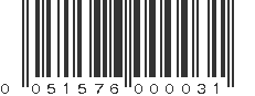 UPC 051576000031