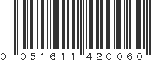 UPC 051611420060