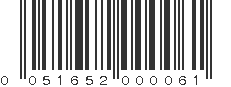 UPC 051652000061