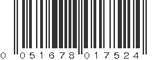 UPC 051678017524