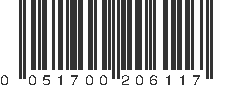 UPC 051700206117