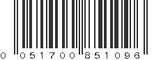 UPC 051700851096