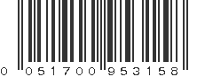 UPC 051700953158