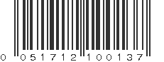 UPC 051712100137