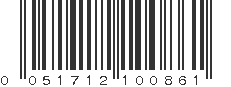 UPC 051712100861