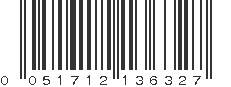 UPC 051712136327