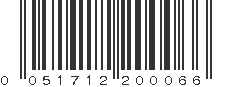 UPC 051712200066