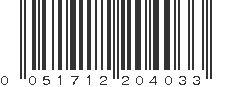 UPC 051712204033