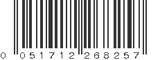 UPC 051712268257