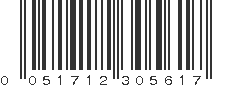 UPC 051712305617