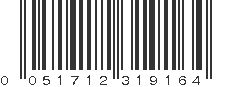 UPC 051712319164