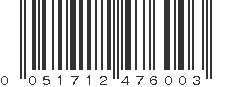 UPC 051712476003