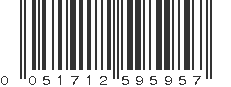 UPC 051712595957