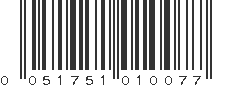 UPC 051751010077