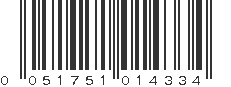 UPC 051751014334