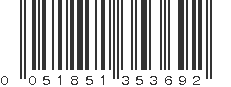 UPC 051851353692