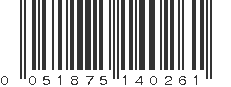 UPC 051875140261