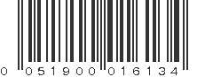 UPC 051900016134