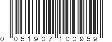 UPC 051907100959