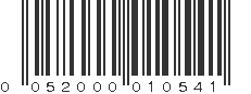 UPC 052000010541