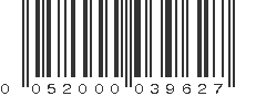 UPC 052000039627