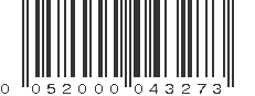 UPC 052000043273