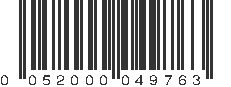 UPC 052000049763