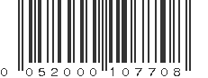 UPC 052000107708