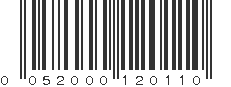 UPC 052000120110