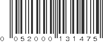 UPC 052000131475