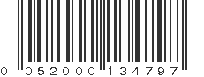 UPC 052000134797