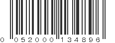 UPC 052000134896