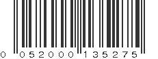 UPC 052000135275