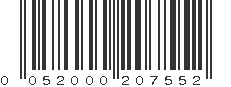 UPC 052000207552