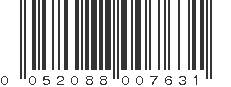 UPC 052088007631