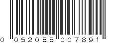 UPC 052088007891