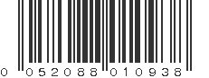 UPC 052088010938