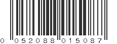 UPC 052088015087