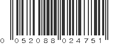 UPC 052088024751