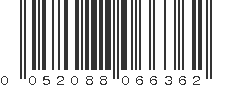UPC 052088066362