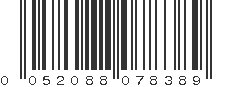 UPC 052088078389