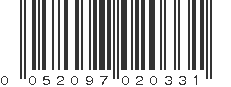 UPC 052097020331