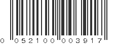 UPC 052100003917