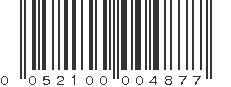 UPC 052100004877