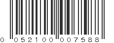 UPC 052100007588